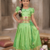 girls silk pattu pavadai lehenga set