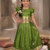 girls silk pattu pavadai lehenga set