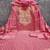 Women pink simmer jacquard  dress material with dupatta