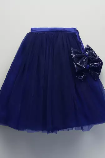 Blue sequin cotton lehenga set