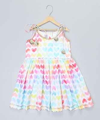 Multicolor printed cotton silk kurta set 2