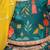 Multicolor printed cotton silk lehenga set