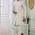 cream banarasi jacquard sherwani for men