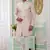 peach banarasi jacquard sherwani for men