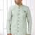 Green banarasi jacquard semi indo for men