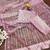 Pink Color Embroidery Work Net Saree