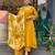 	Mustard Chinon Silk Festive Wear Readymade Suit For Girlie Looks