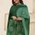 Green bandhani kurta set