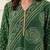 Green bandhani kurta set