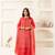 Red bandhani kurta set