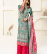 Leaf print kurta set