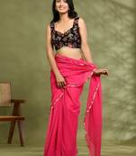 Embroidered Sweetheart Neck Saree Blouse