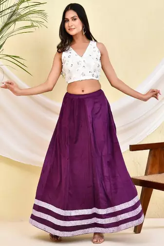 Women Floral Sequined Sleeveless Padded Saree Blouse