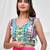 Geometric Printed Jacquard Sweetheart Neck Padded Saree Blouse