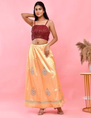 Embellished Sequined Saree Blouse 1