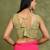 Embroidered Sleeveless  Padded Saree Blouse
