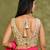Embellished Mirror Work V-Neck Padded Saree Blouse