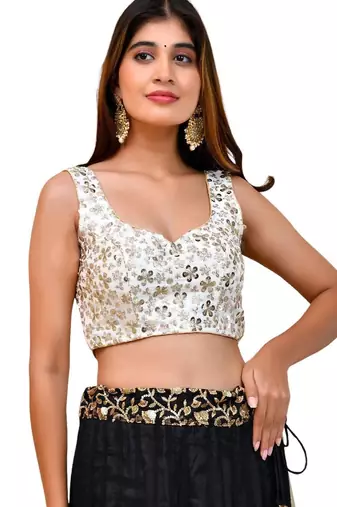 Embroidered Saree Blouse