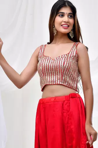 Embellished Saree Blouse