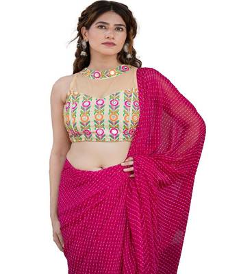 Embroidered Saree Blouse 4