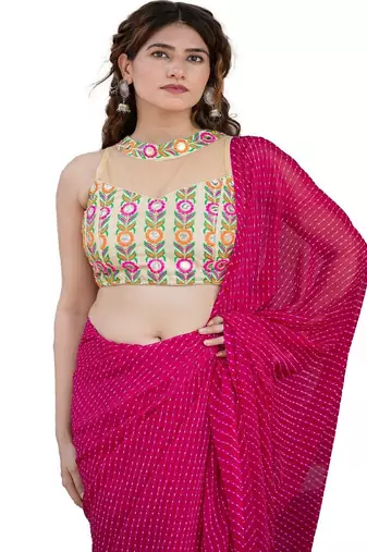 Embroidered Saree Blouse