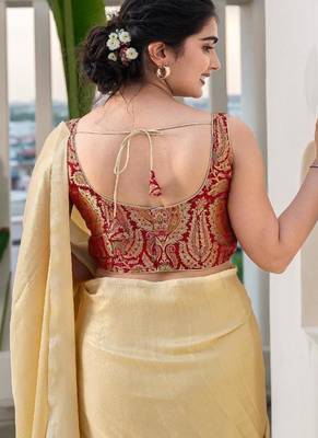 Woven Design Saree Blouse 2