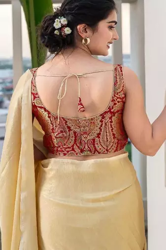 Woven Design Saree Blouse