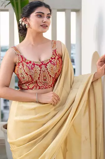 Woven Design Saree Blouse