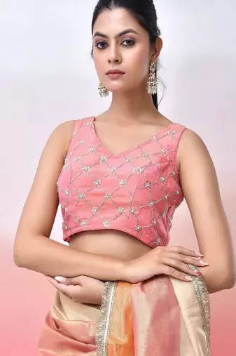 Embellished Saree Blouse