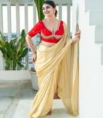 Embroidered Sweeteart Neck Saree Blouse