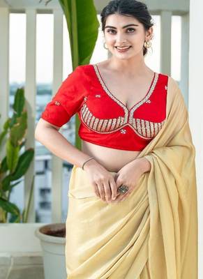 Embroidered Sweeteart Neck Saree Blouse 3