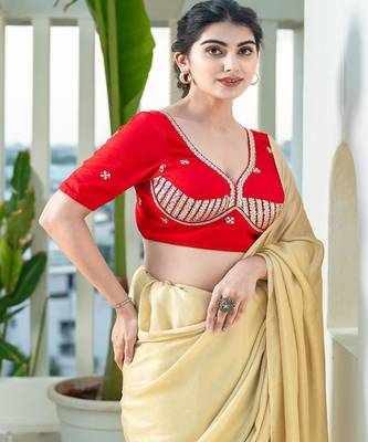 Embroidered Sweeteart Neck Saree Blouse 4