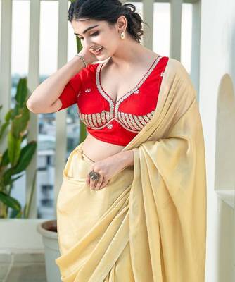 Embroidered Sweeteart Neck Saree Blouse 5