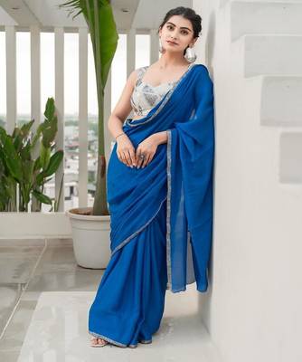 Women Embellished Sweetheart Neck Saree Blouse 1