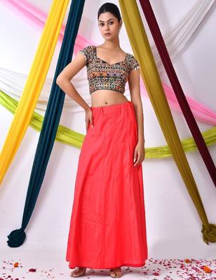 Embroidered Sweeteart Neck Saree Blouse 1