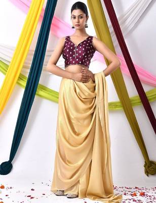Woven Designed Saree Blouse 1
