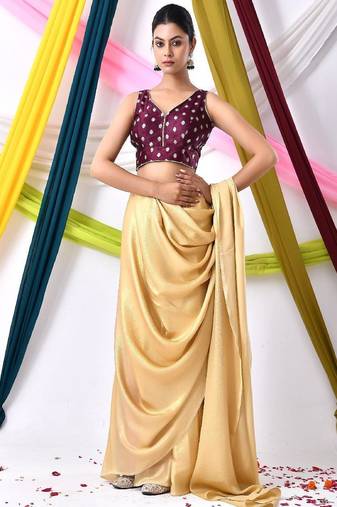 Woven Designed Saree Blouse