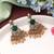 Green color kundan earrings