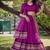 Raani pink Chanderi Plain Chaniya Choli with Rich Zari Weaving