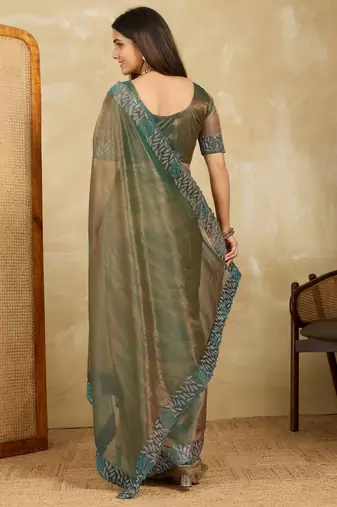 irresistible lavender embroidered frendy net wedding saree with blouse