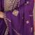 Purple Star Georgette Embroidered Designer Gown with Heavy Multi-Sequence Work & Matching Dupatta | Party Wear Dress