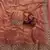 Peach Color Diamond Work Space Silk Saree