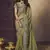 Mehendi  green embroidered fendi satin saree with satin blouse fabric || premium sarees || premium fabrics