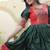 Green Dola Printed Gown     Daily & Festive Wear | Semi-Ready Stitch