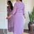 Lavender embroidered tesla suit set with floral organza dupatta