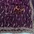 Plum Color Embroidered Space Silk Saree