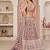 Onion Pink Thread & Sequins Embroidery Work Net Lehenga