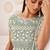 Pista Green Thread & Sequins Embroidery Work Net Lehenga