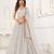 White Thread & Sequins Embroidery Work Net Lehenga