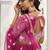 Pink Thread & Sequins Embroidery Work Net Lehenga